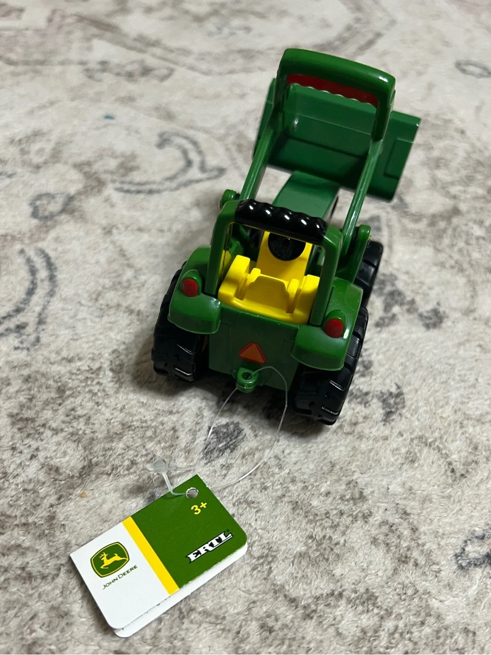 TOMY 4 in. Mini John Deere Big Scoop Tractor